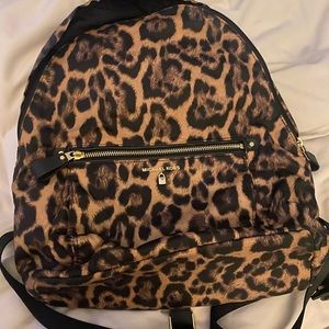 Michael Kors leopard Kelsey Backpack
